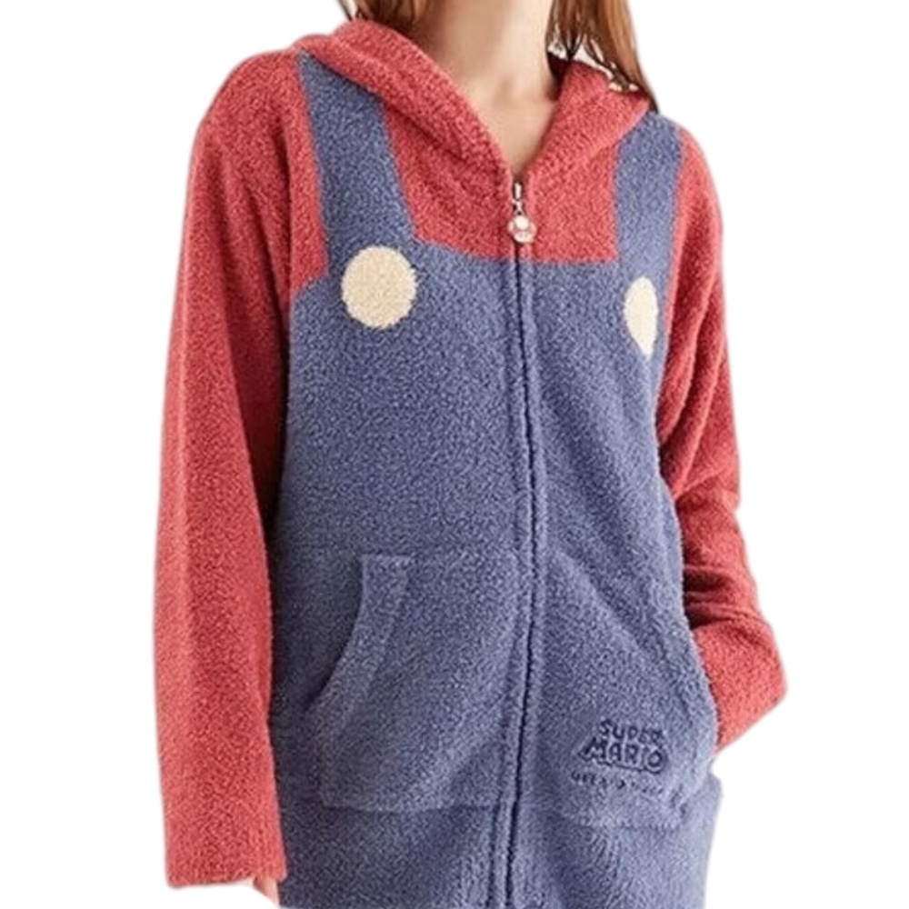 Super Mario × Gelato Pique Mario Zip-Up Hoodie